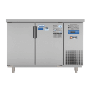 TỦ BÀN MÁT QUẠT GIÓ UNIBAR 2 CÁNH MỞ INOX 1200X600X850 UB-2MI1260