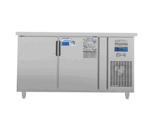 TỦ BÀN MÁT QUẠT GIÓ UNIBAR 2 CÁNH MỞ INOX 1500X750X850 UB-2MI1575