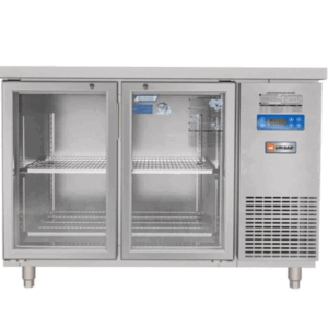 TỦ BÀN MÁT QUẠT GIÓ UNIBAR 2 CÁNH MỞ KÍNH 1200X750X850 UB-2MK1275