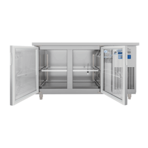 TỦ BÀN MÁT QUẠT GIÓ UNIBAR 2 CÁNH MỞ KÍNH 1500X750X850 UB-2MK1575