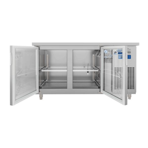 TỦ BÀN MÁT QUẠT GIÓ UNIBAR 2 CÁNH MỞ KÍNH 1500X750X850 UB-2MK1575