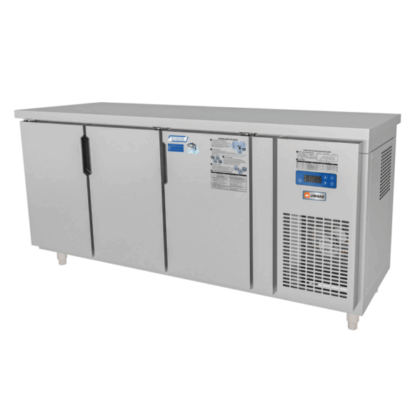 TỦ BÀN MÁT QUẠT GIÓ UNIBAR 3 CÁNH MỞ INOX 1800X750X850 UB-3MI1875