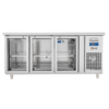 TỦ BÀN MÁT QUẠT GIÓ UNIBAR 3 CÁNH MỞ KÍNH 1800X750X850 UB-3MK1875