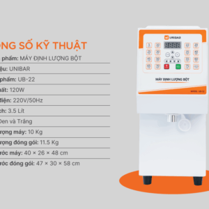 MÁY ĐỊNH LƯỢNG BỘT UNIBAR UBSK 22 (tên cũ UB 22)