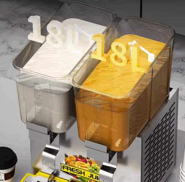 Máy làm lạnh đồ uống 2 ngăn dạng khuấy DN325
